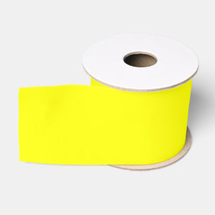 Primary Colours SOLID YELLOW-Grosgrain Ribbon Grosgrain Ribbon