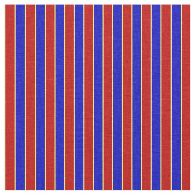 Primary Colours-Stripes 23-Fabric Fabric (Close Up)