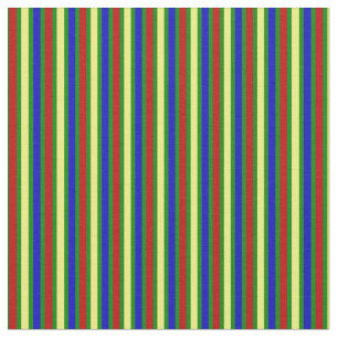 Primary Colours-Stripes 26-Fabric Fabric