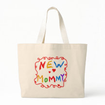 Primary Colours Text New Mommy  Tshirts