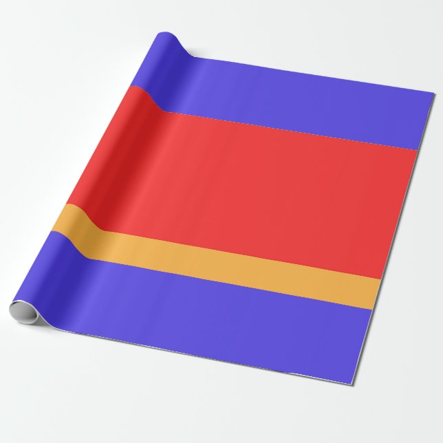  Primary Colours  Wrapping Paper (Unrolled)