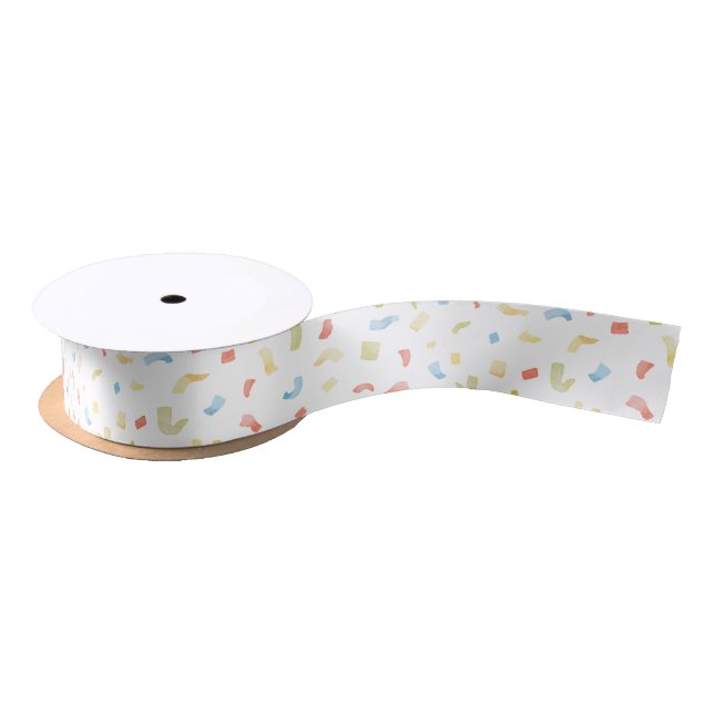 Primary Confetti Satin Ribbon (Spool)