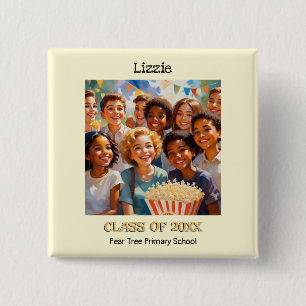 Primary Elementary School Leaver Class of Button