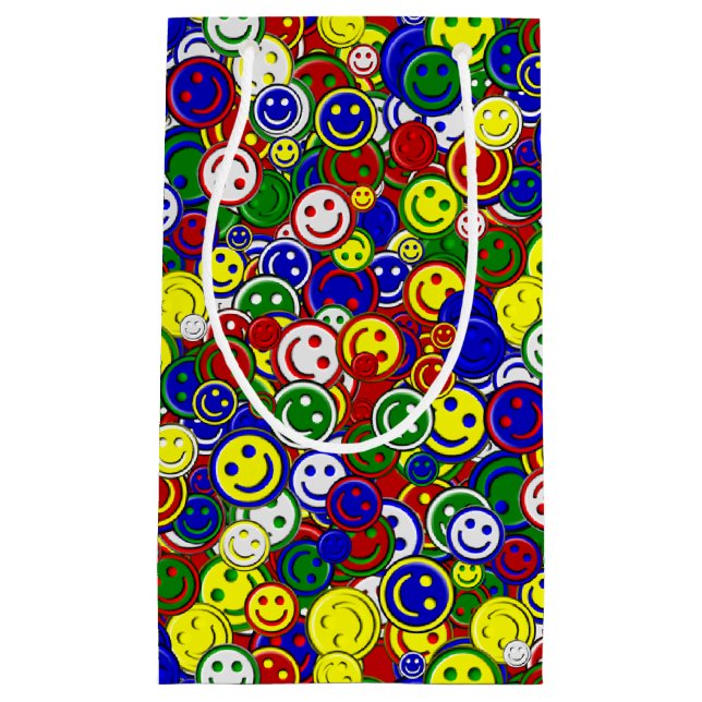 Primary Happy Face Beads,RED-GIFT BAG s (Front)