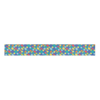 Primary Party Chequerboard Kid's Grosgrain Ribbon