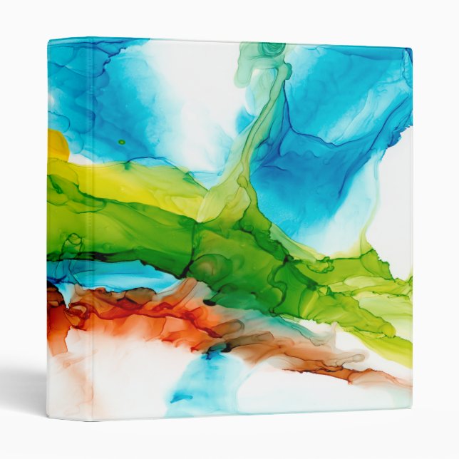 Primary Plume - Watercolors Binder (Front/Spine)