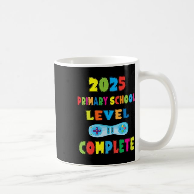 Primary School Year 6 Leaver 2025 - Gamer Level Co Coffee Mug (Right)