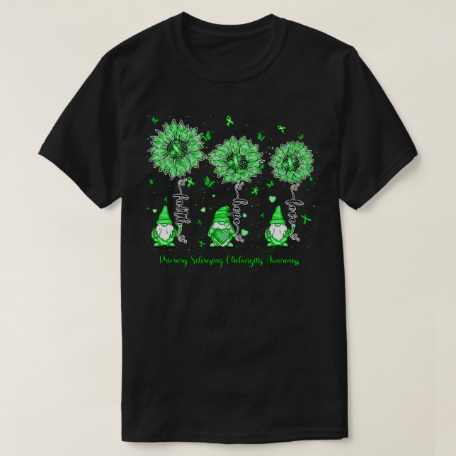 Primary Sclerosing Cholangitis Awareness gnome fai T-Shirt (Design Front)