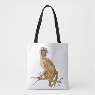 Primate Proclivity Monkey Tote Bag