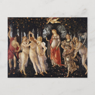 Primavera, Allegory of Spring by Sandro Botticelli Postcard