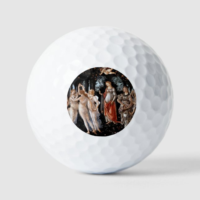 Primavera Botticelli Golf Balls (Front)