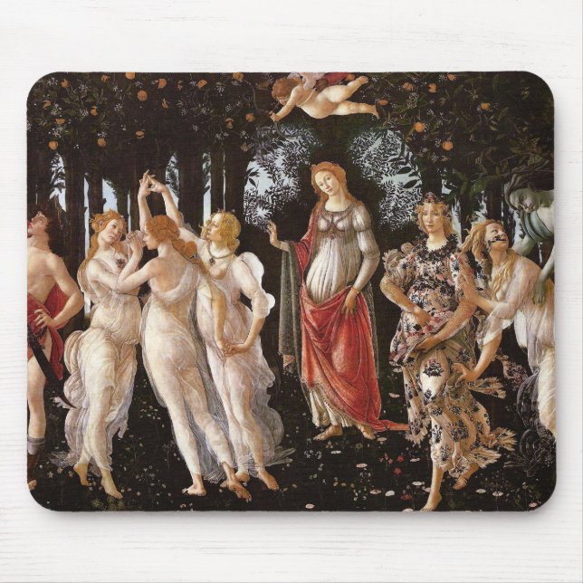 Primavera, Botticelli Mouse Pad (Front)