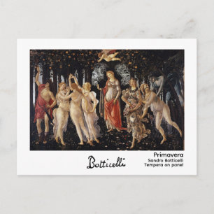 Primavera by Botticelli Postcard