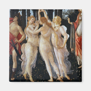 Primavera (detail), Sandro Botticelli, 1482 Magnet