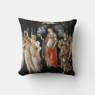 Primavera, Sandro Botticelli, 1482 Throw Pillow
