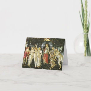 Primavera, Sandro Botticelli Fine Art Card