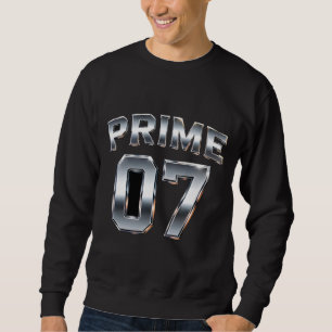 Prime 07 Silver Chrome Statement Sweatshirt
