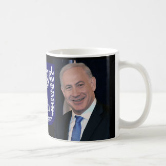 Prime Minister Netanyahu & Israel's Emblem Coffee Mug