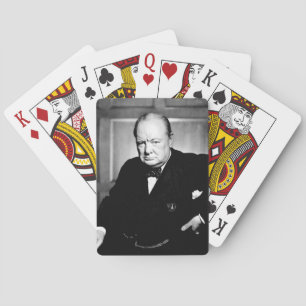 Prime Minister Winston Churchill Playing Cards