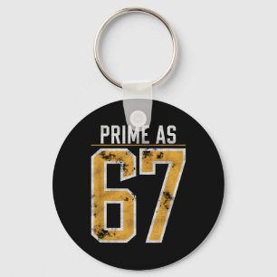 Prime Number As 67 Keychain