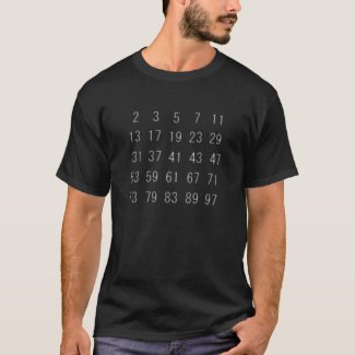 Prime Numbers Mathematics Mathematician T-shirt