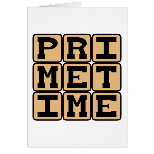 Prime Time, bloc de programmation télévisée (Devant)
