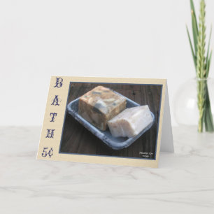 Primitive Bath Soaps Note Card
