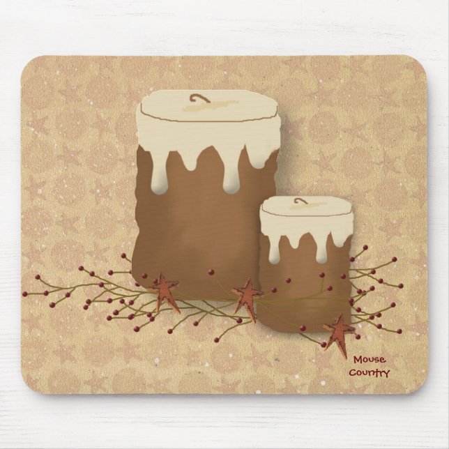 Primitive Candles Mousepad (Front)