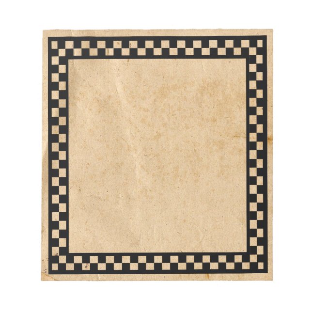 Primitive Check Notepad (Front)