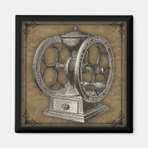 Primitive Coffee Grinder Magnet