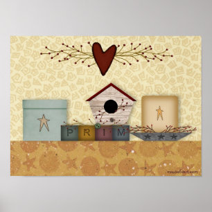 Primitive Collection Print