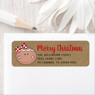 Primitive Country Gingerbread Faces Retour Adresse