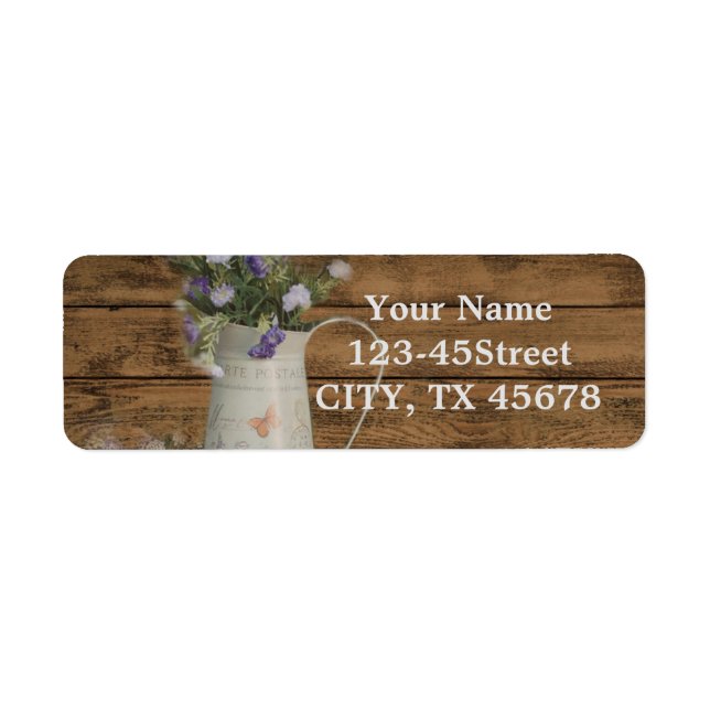 primitive country lavender rustic barn wood (Front)