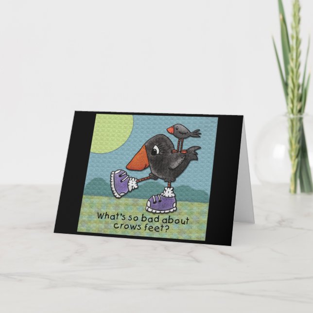 Primitive Crows- Crows Feet Card (Front)