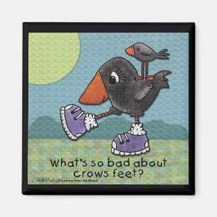 Primitive Crows- Crows Feet Magnet