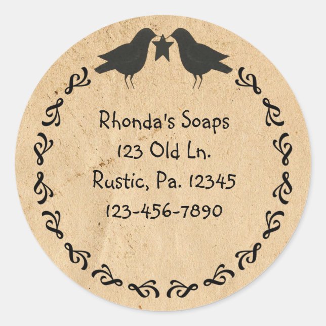 Primitive Crows Sticker (Front)