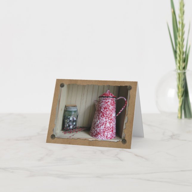 Primitive Cupboard Note Card (Front)