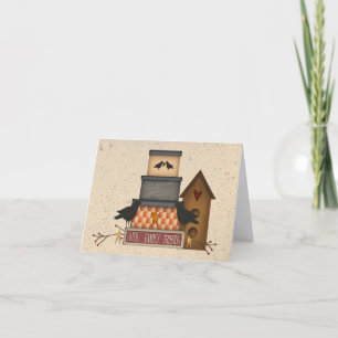 Primitive Faith Family Friends Note Card