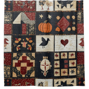 Primitive Farmhouse Appliqué & Geometric