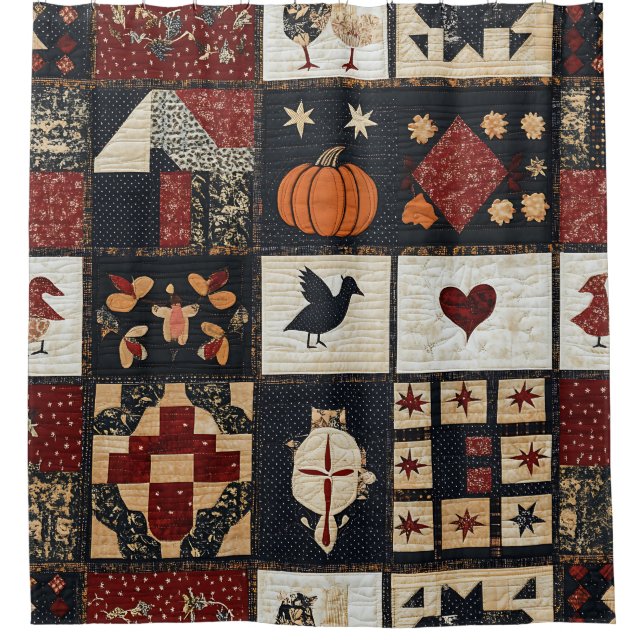 Primitive Farmhouse Appliqué & Geometric (Front)