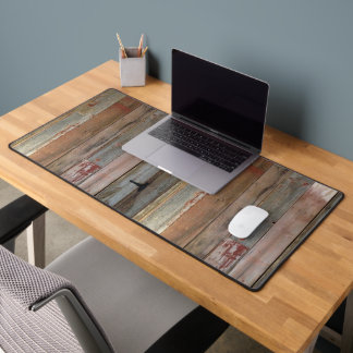 primitive farmhouse western country barn wood desk mat