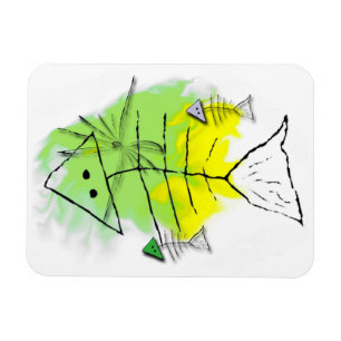 Primitive Fish Magnet