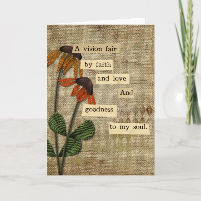 Primitive Greeting Card (Front)