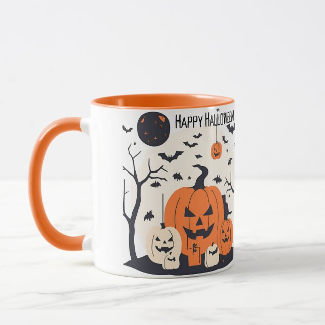 Primitive Halloween Mug (Left)