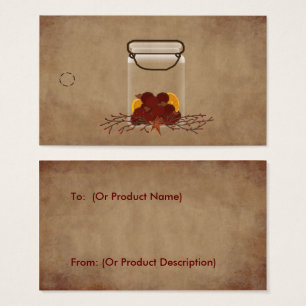 Primitive Jar Fixins Hang Tag
