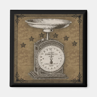 Primitive Kitchen Scale Vintage Style Magnet