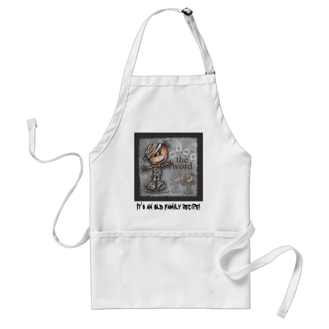 Primitive Mummy-Mums the Word Standard Apron (Front)