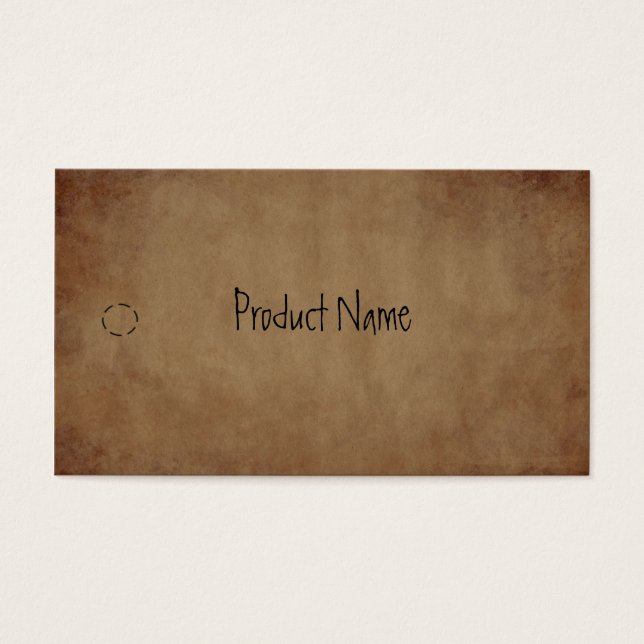 Primitive Paper Hang Tag (Front)