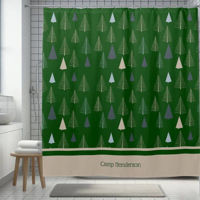 Primitive Pines on Dark Green (Creator Uploaded)