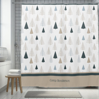 Primitive Pines on White
